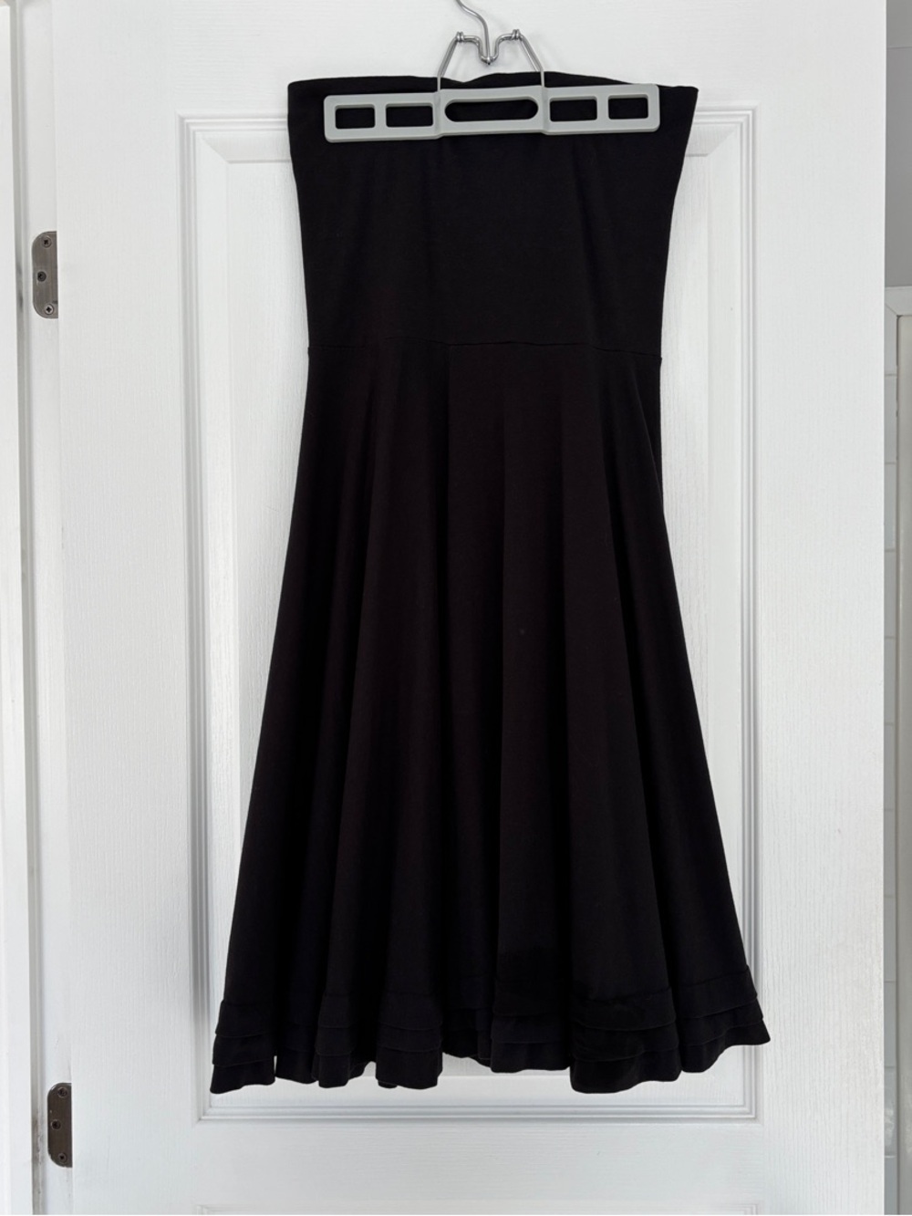 J. Crew Black Flowy Skirt